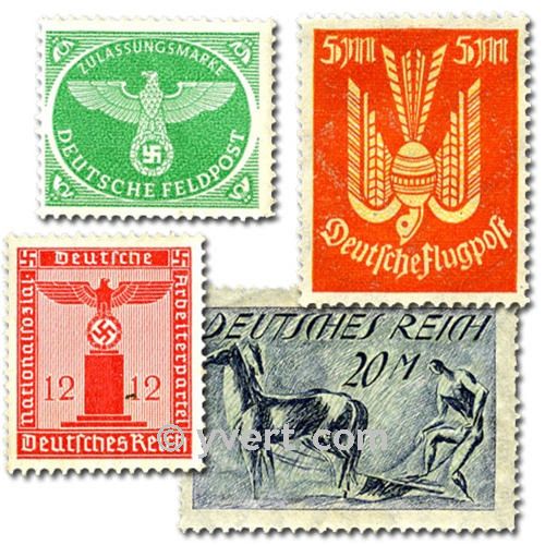 ALEMANIA ANTES DE 1945: lote de 300 sellos