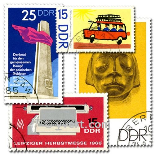 EAST GERMANY: envelope of 1000 stamps