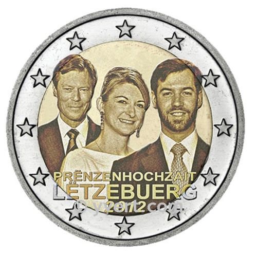 MONEDAS DE 2 € CONMEMORATIVAS 2012: LUXEMBURGO