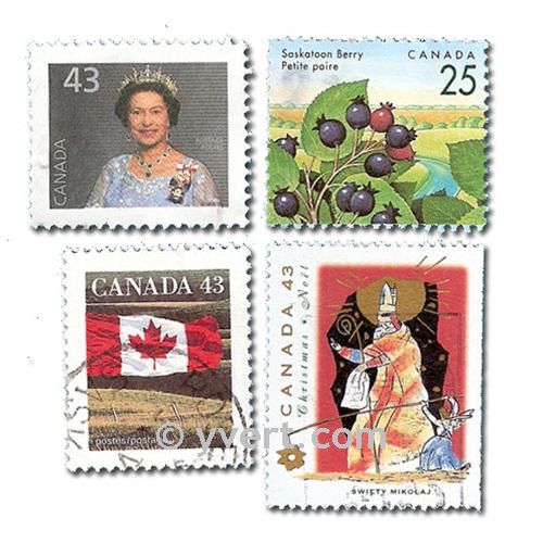 CANADA: envelope of 1000 stamps