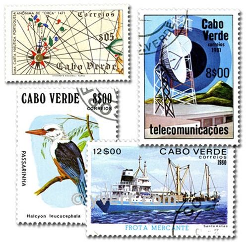 CABO VERDE: lote de 50 selos