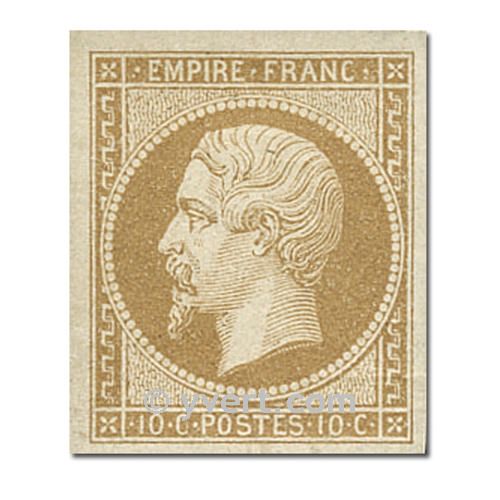 n° 13B obl. - Napoléon III (Empire Non dentelé)