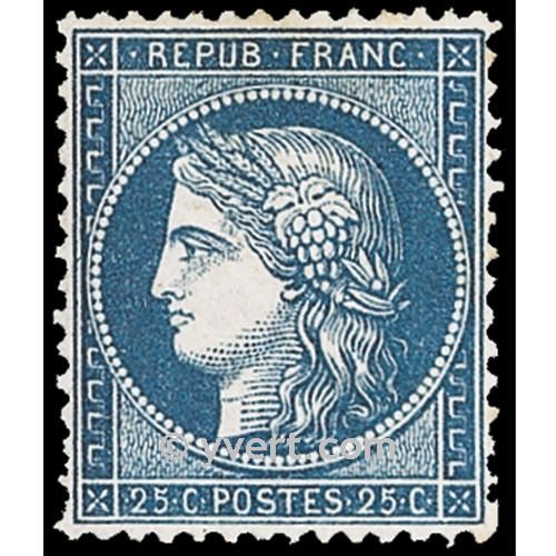 n° 60A obl. - Type Cérès dentelé (IIIe République)