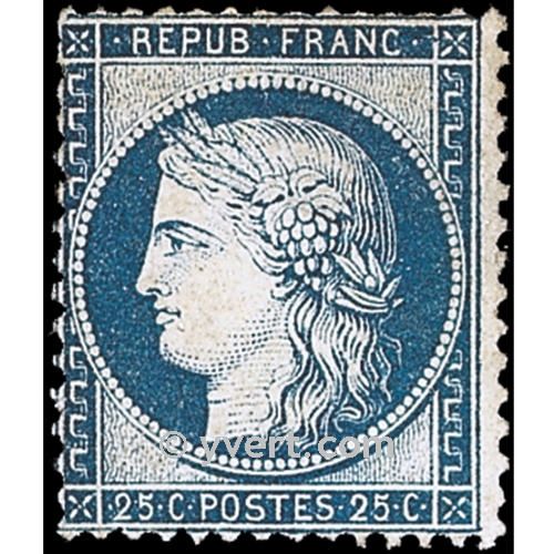 n° 60B obl. - Type Cérès dentelé (IIIe République)