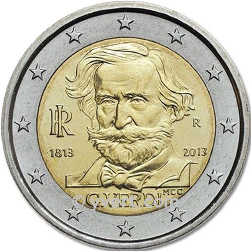 2 EURO COMMEMORATIVE 2013 : ITALIE (200e anniversaire de la naissance de Verdi)