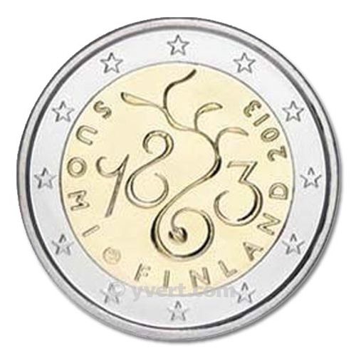 2 EURO COMMEMORATIVE 2013 : FINLANDE (150e anniversaire du Parlement finlandais et du début de la démocratie en Finlande)