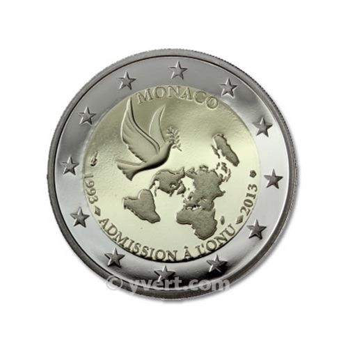 €2 COMMEMORATIVE COIN : MONACO 2013