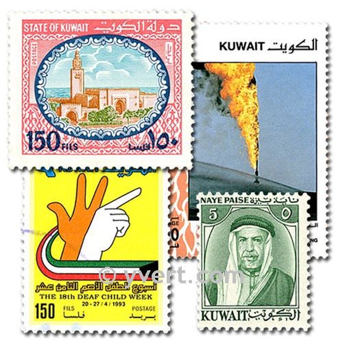 KUWAIT: lote de 50 sellos