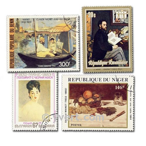 MANET: envelope of 15 stamps