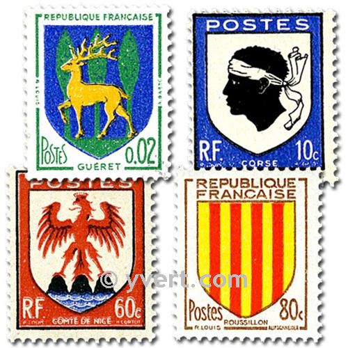 RF COAT OF ARMS: envelope of 50 stamps