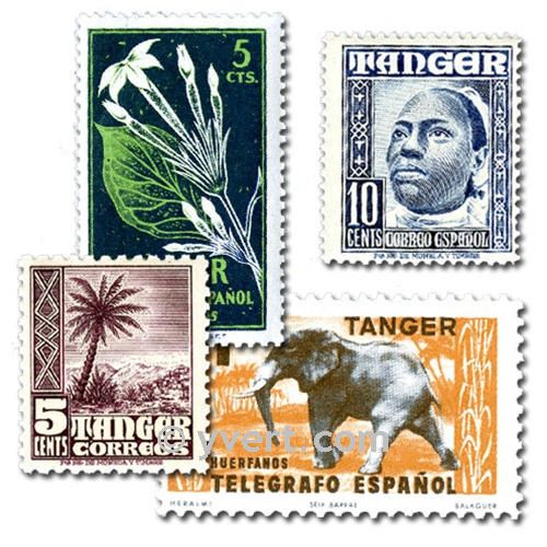 TÂNGER: lote de 25 selos