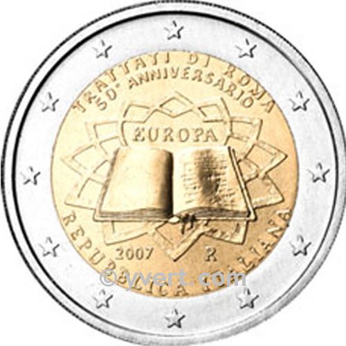 MONEDAS DE 2 € CONMEMORATIVAS 2007: ITALIA (Tratado de Roma)