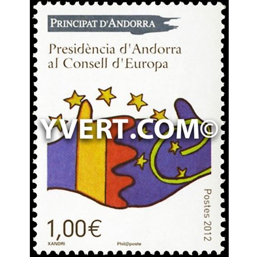 nr. 731 -  Stamp Andorra Mailn° 731 -  Timbre Andorre Posten° 731 -  Selo Andorra Correios