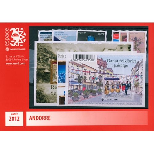 nr. 718/733 -  Stamp Andorra Year set (2012)