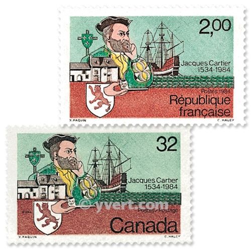 1984 - Emisiones comunes - Francia - Canadá