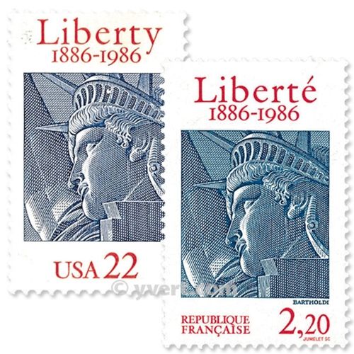 1986 - Joint issue-France-USA