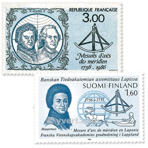 1986 - Emisiones comunes - Francia - Finlandia (Fundas)