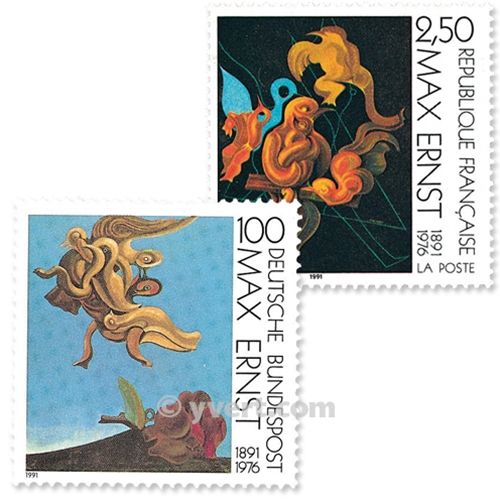 1991 - Emisiones comunes - Francia - Alemania