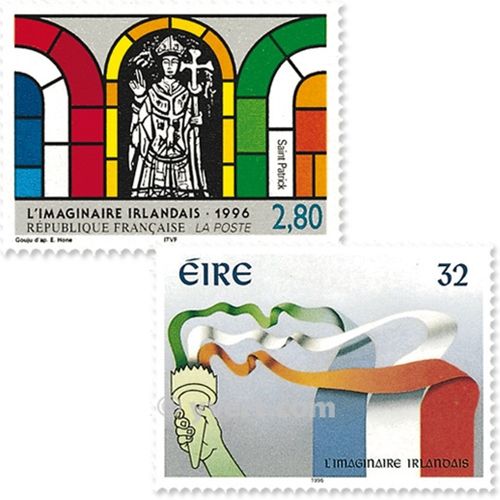 1996 - Emissão conjunta-França-Irlanda