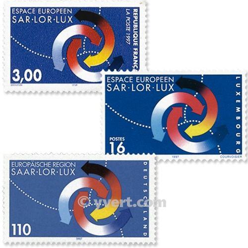 1998 - Emisiones comunes - Francia - Alemania - Luxemburgo