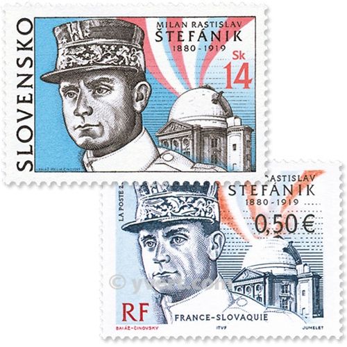 2003 - Joint issue-France-Slovakia