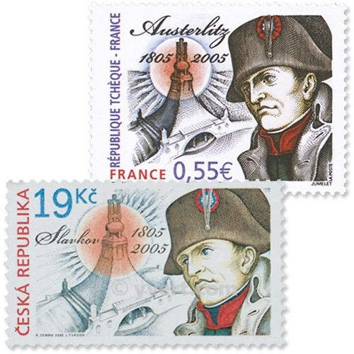 2005 - Joint issue-France-Czech-Republic