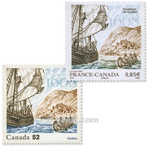 2008 - Joint issue-France-Canada