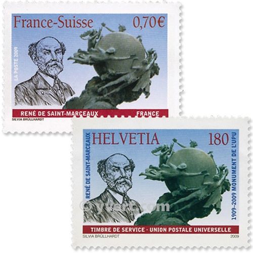 2009 - Emisiones comunes - Francia - Suiza (Fundas)