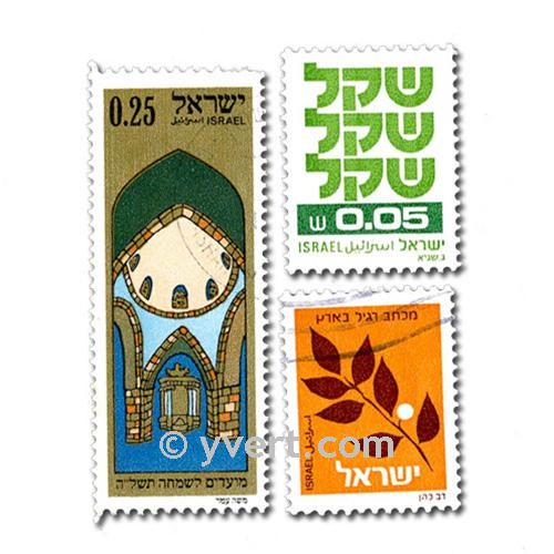 ISRAEL: envelope of 300 stamps