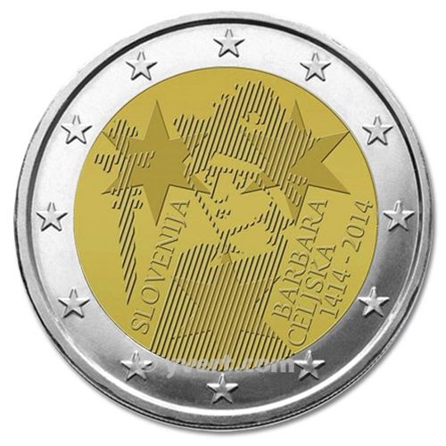 2 EUROS COMEMORATIVAS 2014 : ESLOVÊNIA 2014