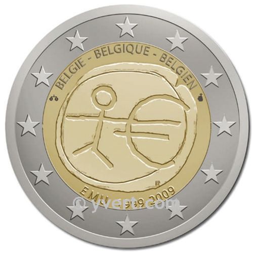 2 EURO COMMEMORATIVE 2009 : BELGIQUE (U.E.M.)