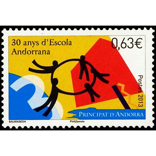 n° 741 -Selo Andorra Correios