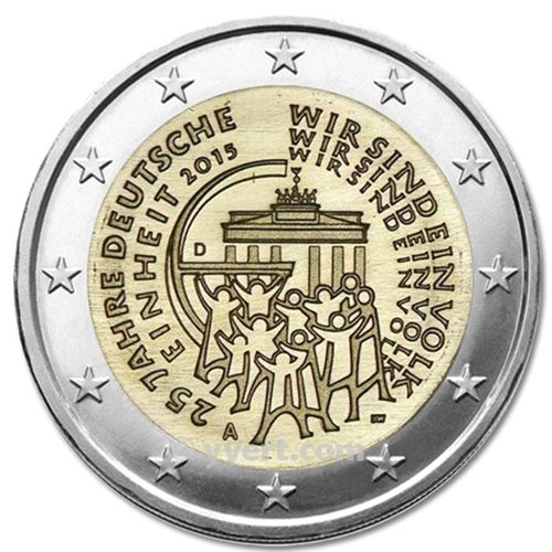 2 EUROS COMEMORATIVAS 2015 : ALEMANHA (1 moedas)