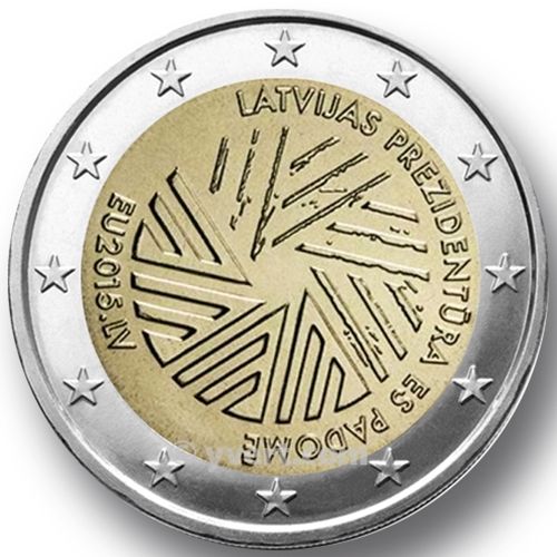 2 EUROS COMEMORATIVAS 2015 : LATVIA