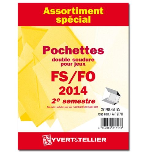 Assortiment de pochettes (double soudure) : 2014-2e semestre