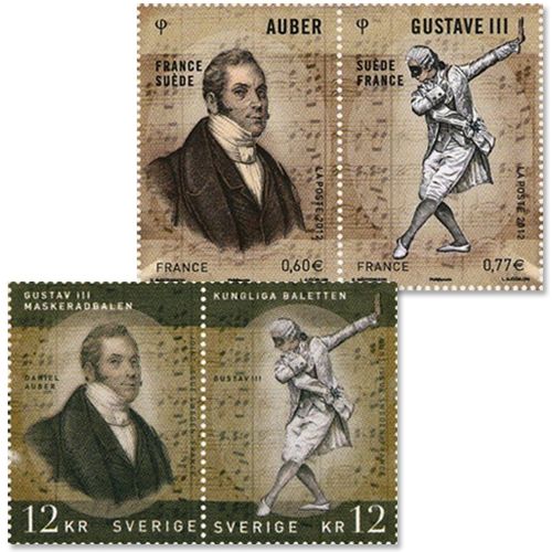 2012 - Joint issue-France-Sweden