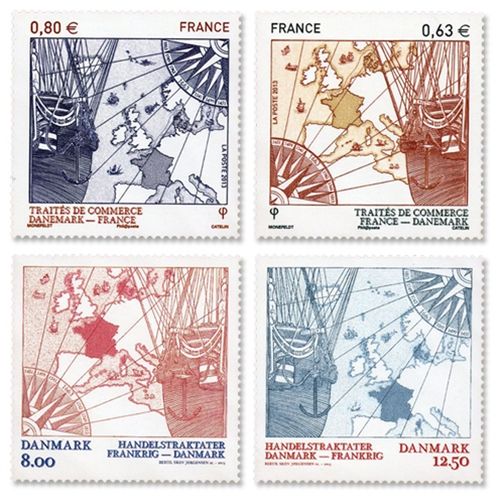 2013 - Joint issue-France-Denmark