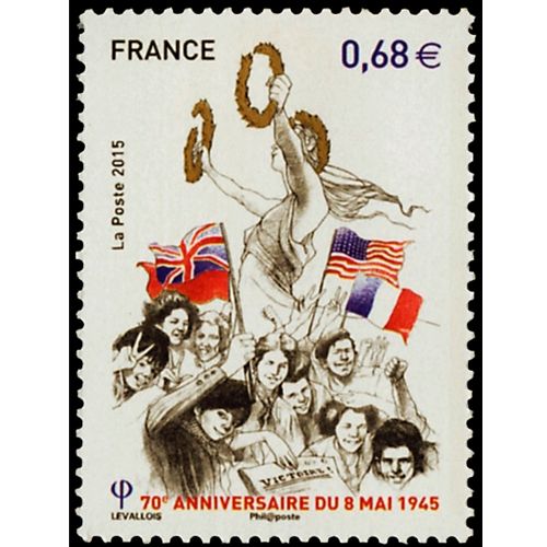 n° 4954 - Sello Francia Correo