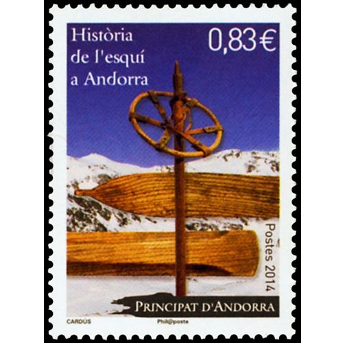 n° 760 - Sello Andorra Correo