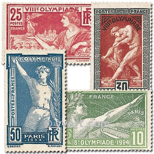 n° 183/186 -  Timbre France Poste