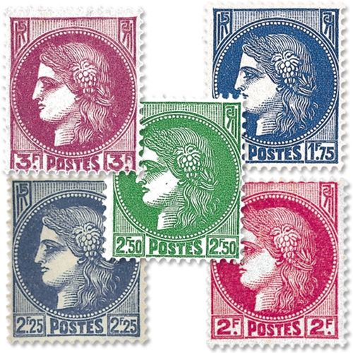 n° 372/376 -  Timbre France Poste