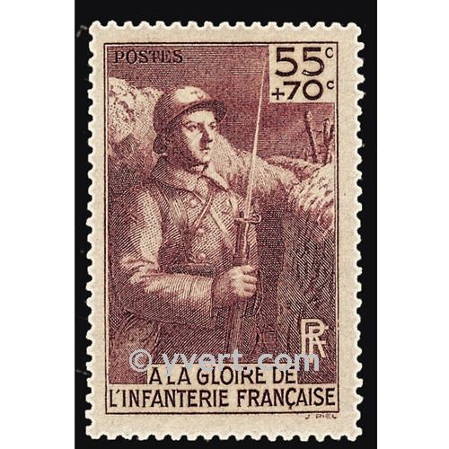 n.o 386 -  Sello Francia Correos