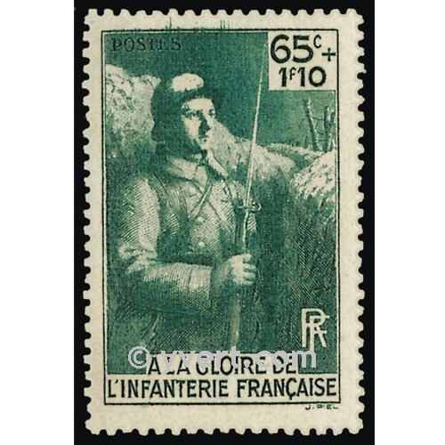 n.o 387 -  Sello Francia Correos