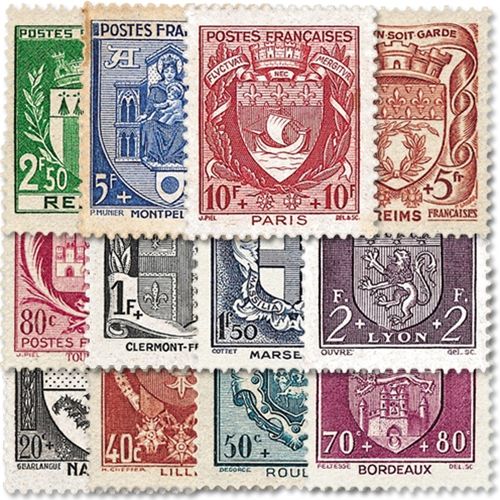 n° 526/537 -  Timbre France Poste