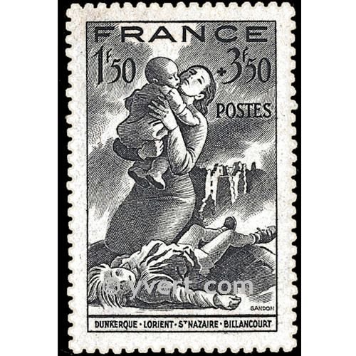 nr. 584 -  Stamp France Mail