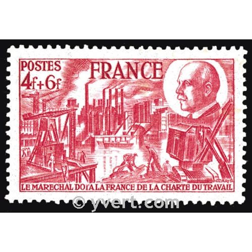 n.o 608 -  Sello Francia Correos