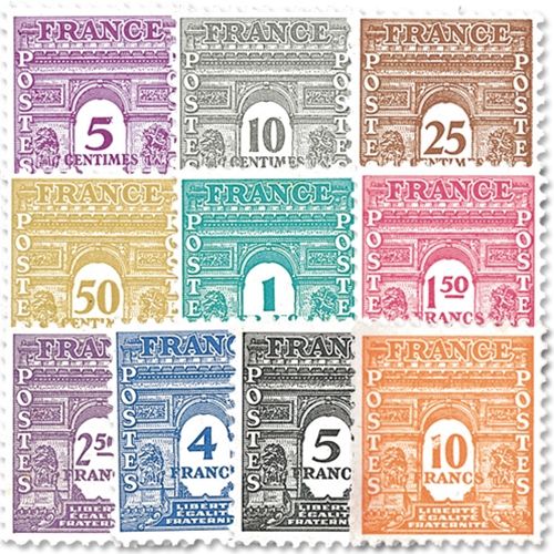 nr. 620/629 -  Stamp France Mail