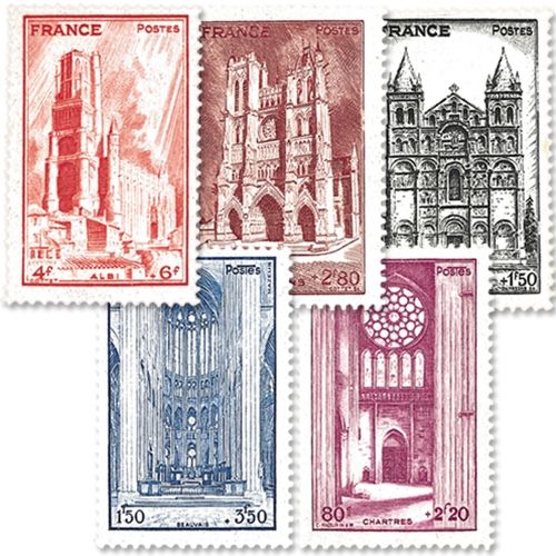 nr. 663/667 -  Stamp France Mail