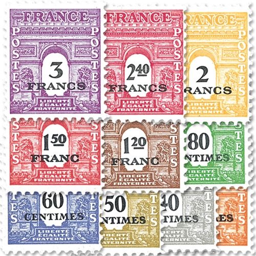 n° 702/711 -  Timbre France Poste