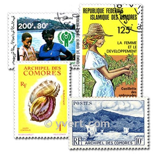 COMORES: lote de 50 selos